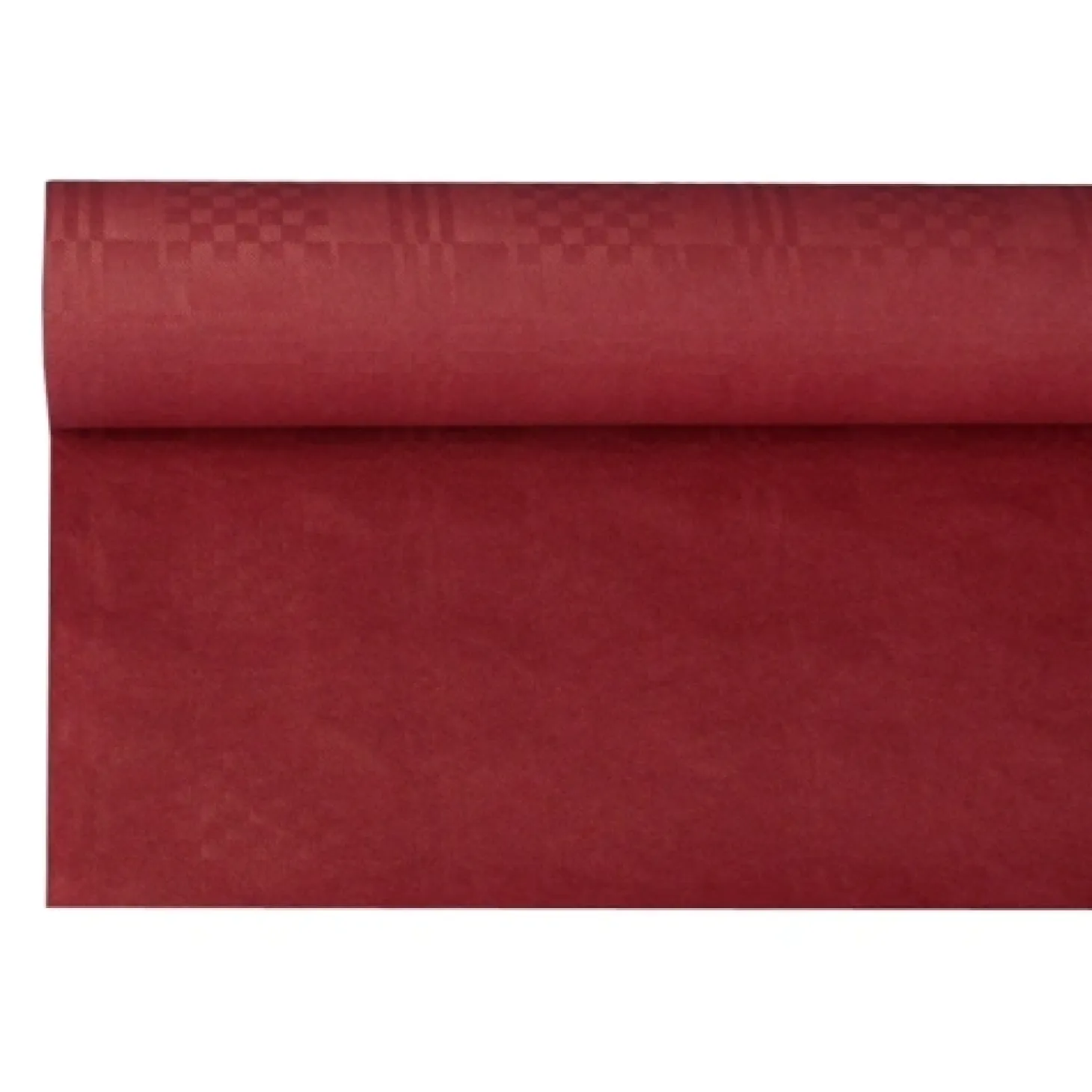 PAPSTAR Papiertischtuch mit Damastprägung 8 m x 1,2 m bordeaux