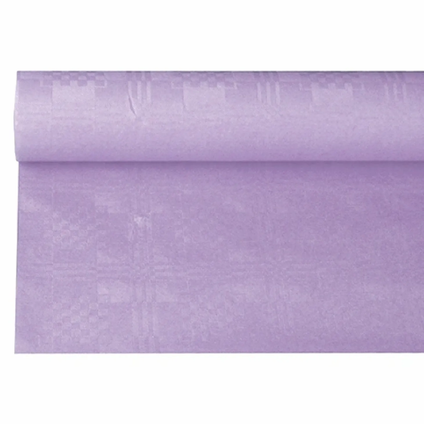 PAPSTAR Papiertischtuch mit Damastprägung 6 m x 1,2 m lila