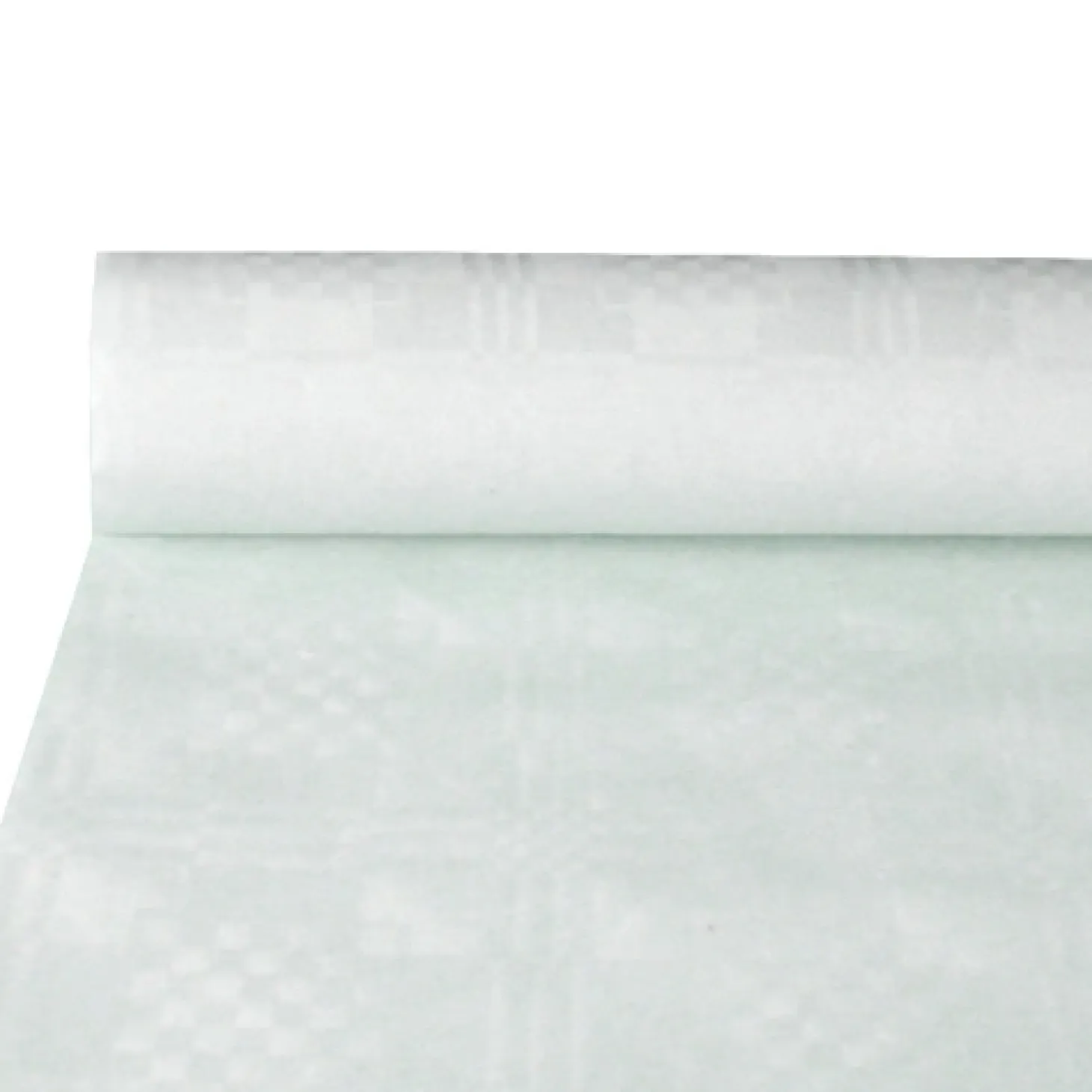 PAPSTAR Papiertischtuch mit Damastprägung 10 m x 1,2 m weiß