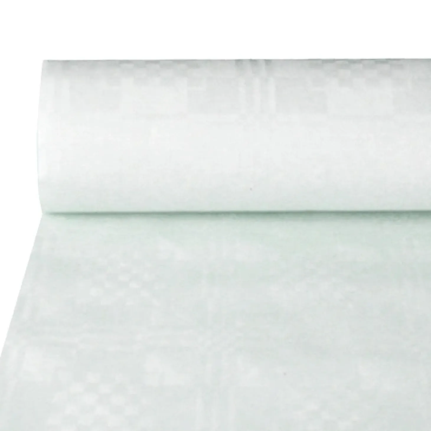 PAPSTAR Papiertischtuch mit Damastprägung 50 m x 1,2 m weiß, 4 x 1 Rolle