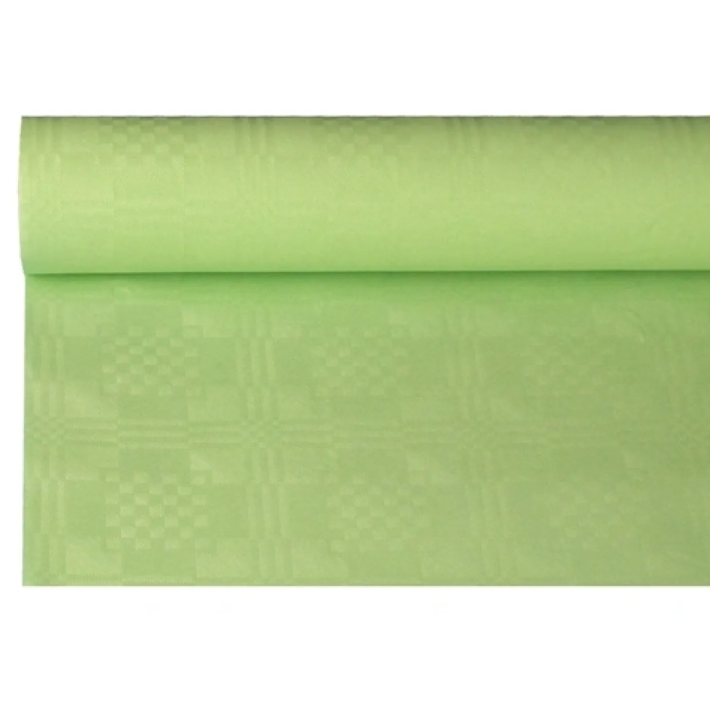 PAPSTAR Papiertischtuch mit Damastprägung 8 m x 1,2 m pastellgrün