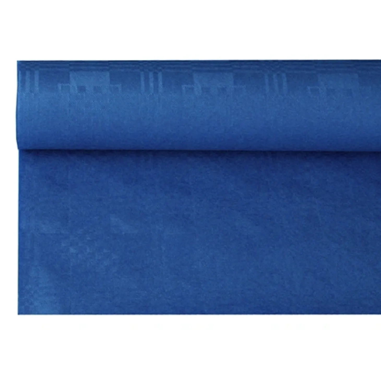PAPSTAR Papiertischtuch mit Damastprägung 6 m x 1,2 m dunkelblau