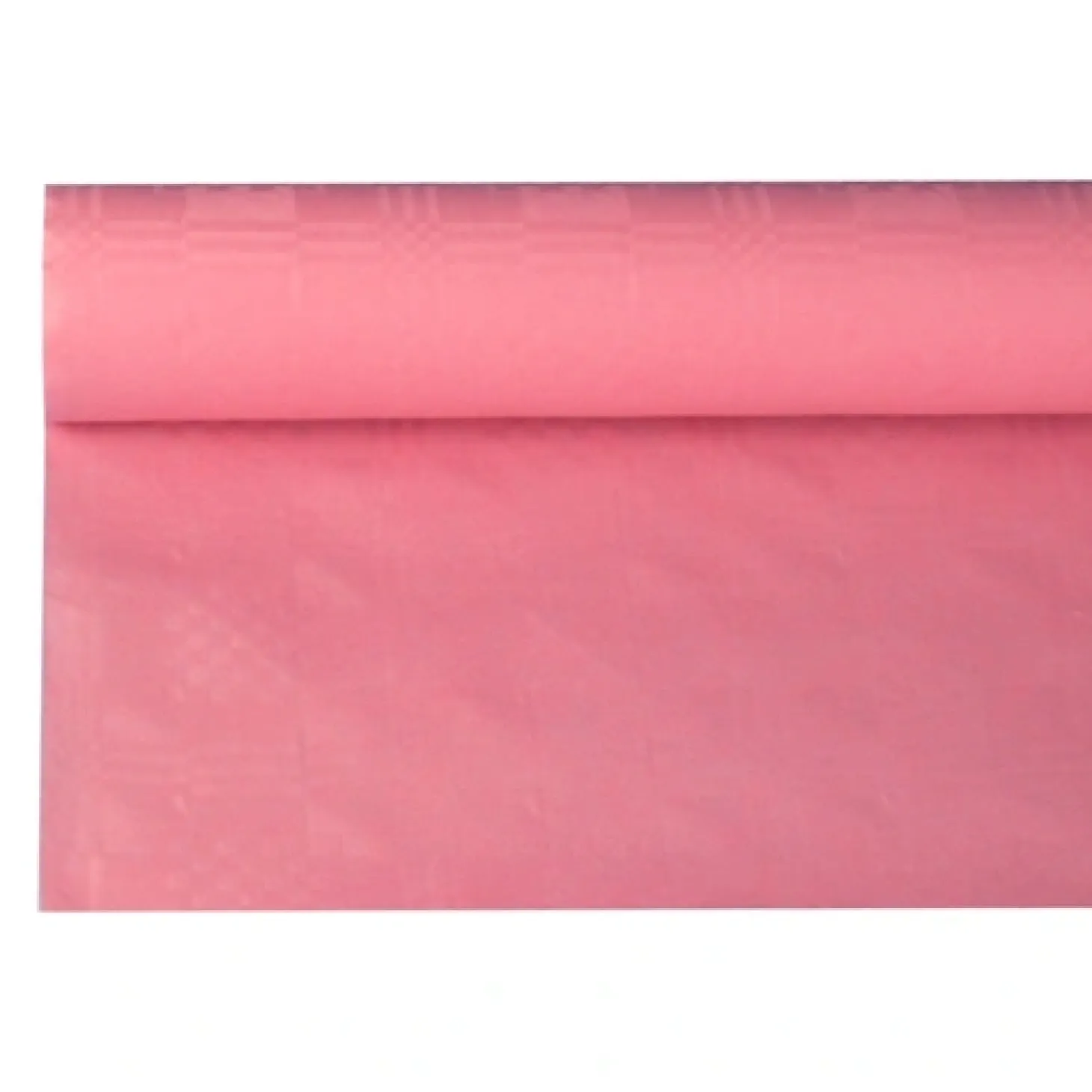 PAPSTAR Papiertischtuch mit Damastprägung 8 m x 1,2 m rosa
