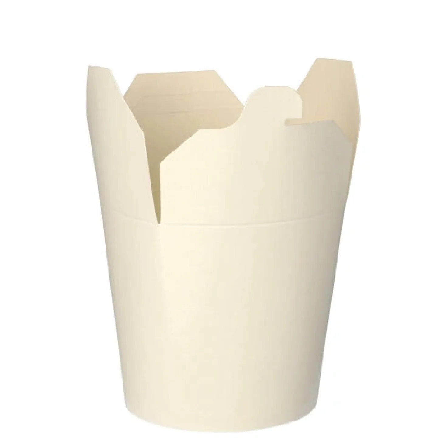 PAPSTAR Pastaboxen, Pappe 750 ml 10 cm x 10 cm x 8,5 cm weiß