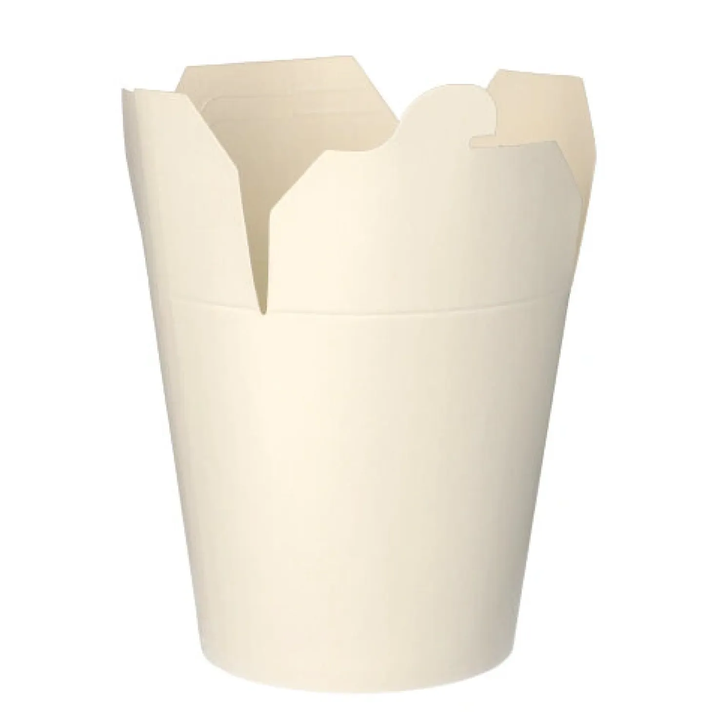 PAPSTAR Pastaboxen, Pappe 950 ml 11 cm x 10,5 cm x 9,3 cm weiß