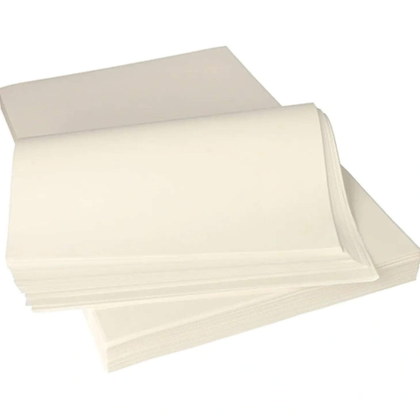 PAPSTAR Pergament-Ersatz, 1/8 Bogen "pure" 37,5 cm x 25 cm weiß à 12,5 kg, fettdicht