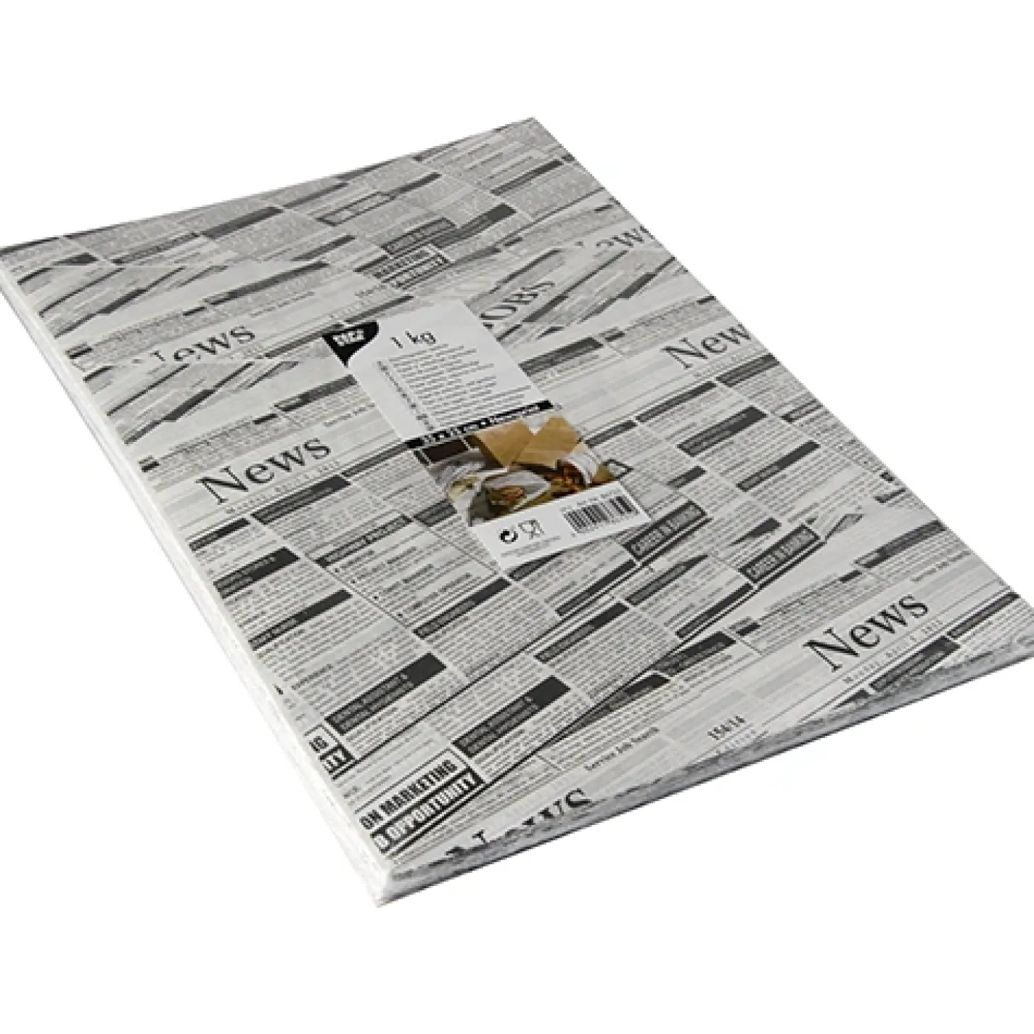 PAPSTAR Pergament-Ersatz 35 cm x 25 cm "Newsprint" fettdicht (1 kg)