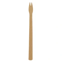 PAPSTAR Pommes-Frites-Gabeln, Papier "pure" 13,5 cm braun