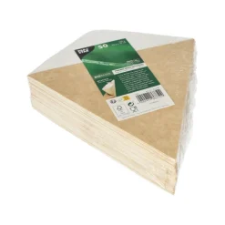 PAPSTAR Pommes-Frites-Spitztüten mit Dip-Ecke, Pappe "pure" 23,5 cm x 19 cm braun/weiß Füllinhalt 150 g