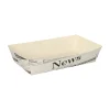 PAPSTAR Pommes-Frites-Trays 3,8 cm x 8,5 cm x 15,5 cm weiß "Newsprint"
