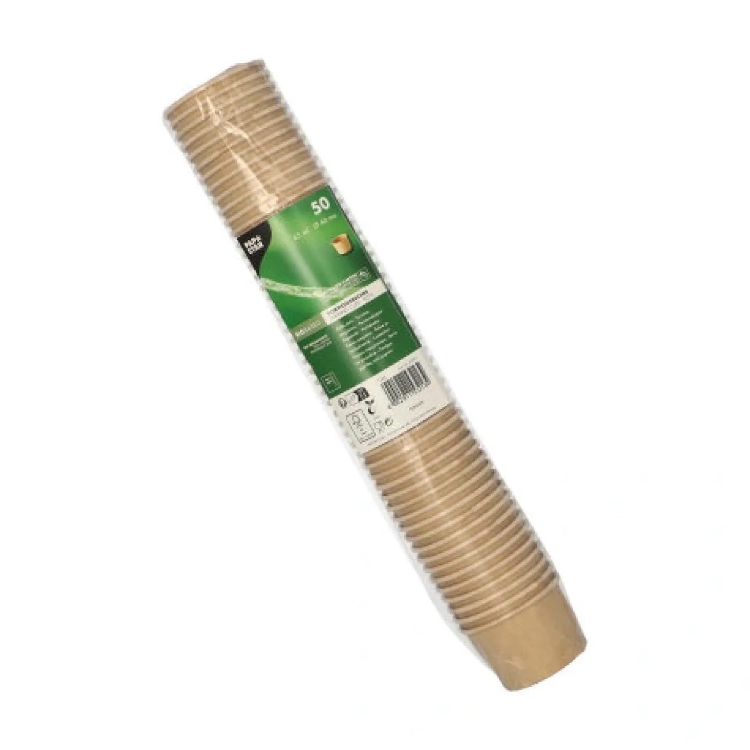 PAPSTAR Portionsbecher, Pappe 45 ml Ø 6 cm, 4,1 cm braun