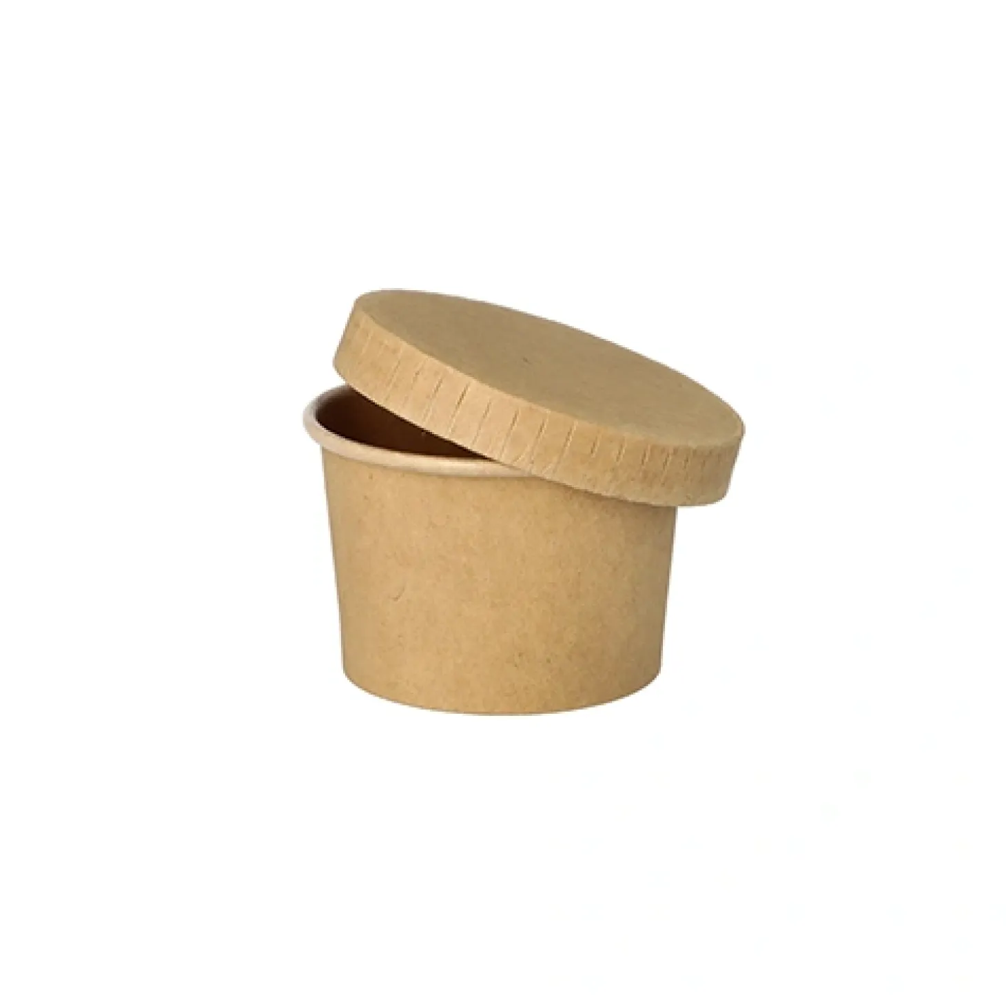 PAPSTAR Portionsbecher, Pappe 45 ml Ø 6 cm, 4,1 cm braun