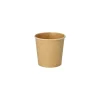 PAPSTAR Portionsbecher, Pappe 90 ml Ø 6 cm, 5,8 cm braun