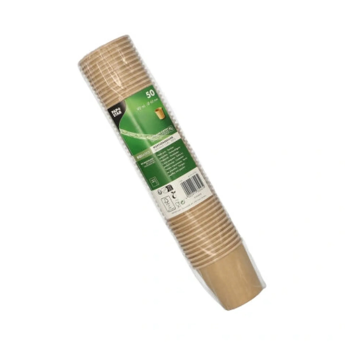 PAPSTAR Portionsbecher, Pappe 90 ml Ø 6 cm, 5,8 cm braun
