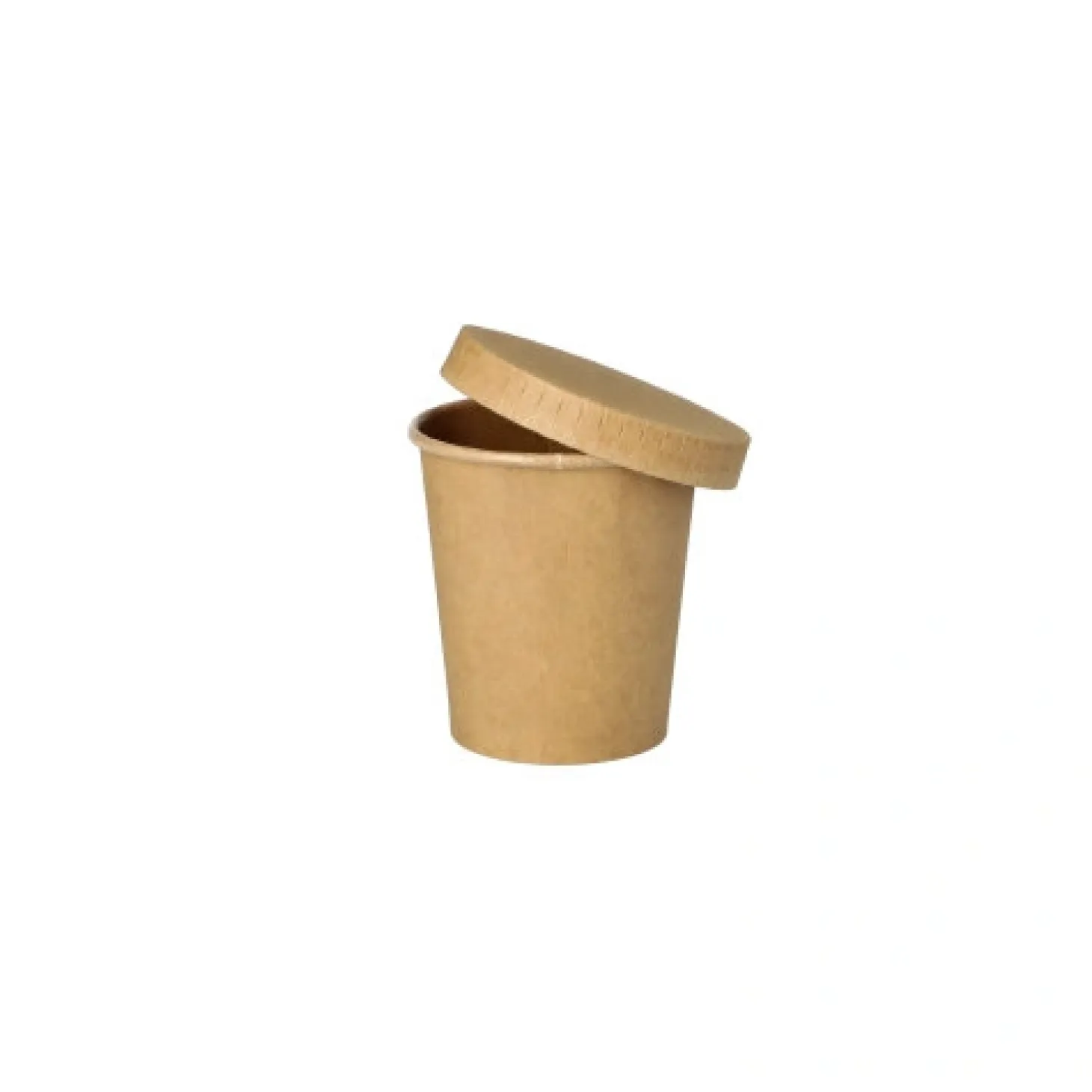 PAPSTAR Portionsbecher, Pappe 120 ml Ø 6 cm, 6,6 cm braun