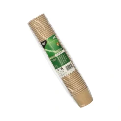 PAPSTAR Portionsbecher, Pappe 60 ml Ø 6 cm, 4,9 cm braun