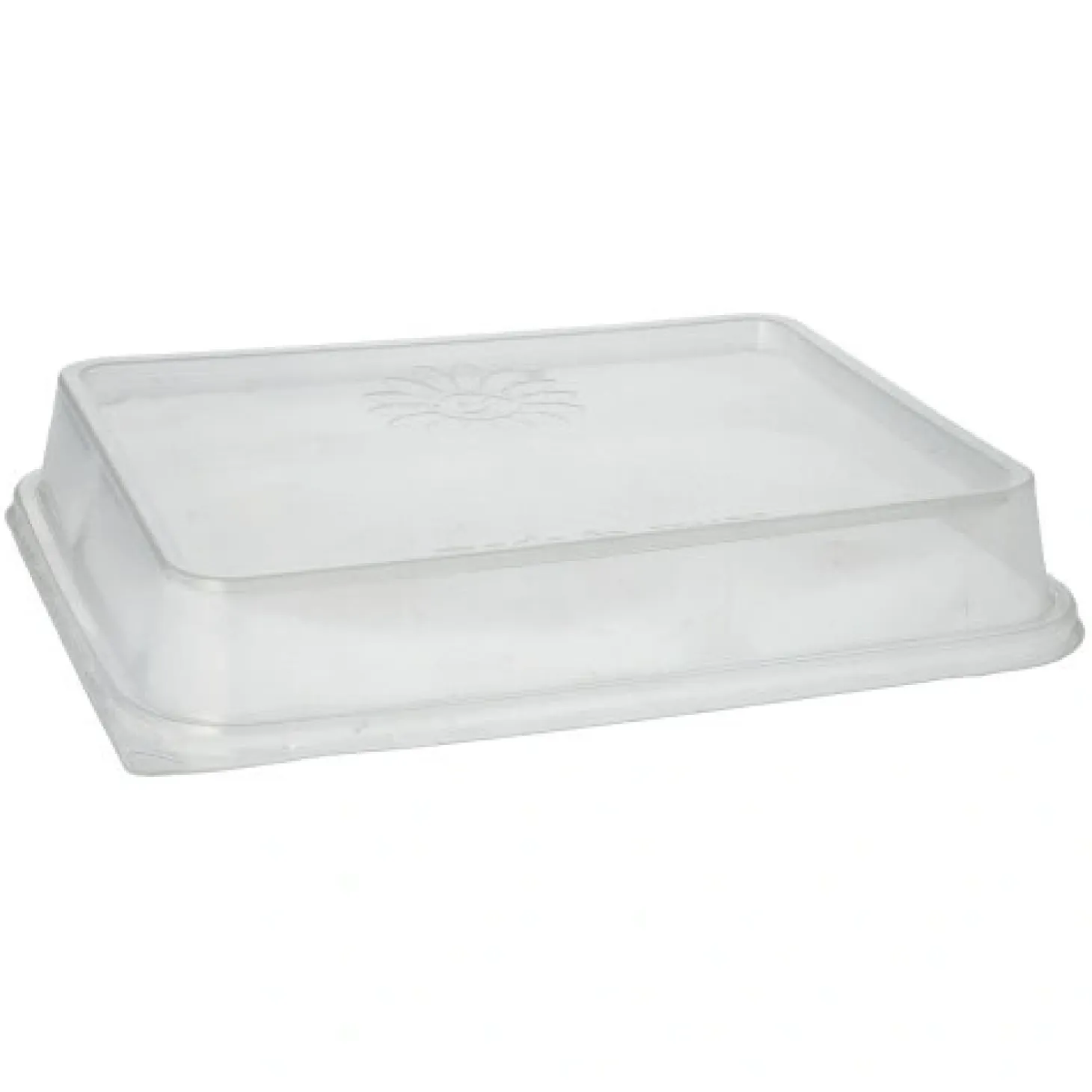 PAPSTAR Pro Pac Deckel für Menüschalen PP 2 cm x 23,4 cm x 18,7 cm transparent