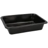 PAPSTAR Pro Pac Mehrweg-Menüschalen PP ungeteilt 4,5 cm x 22,7 cm x 17,8 cm schwarz