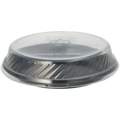 PAPSTAR Pro Pac Mehrweg-Menü-Teller PP ungeteilt Ø 22 cm, 2,6 cm schwarz