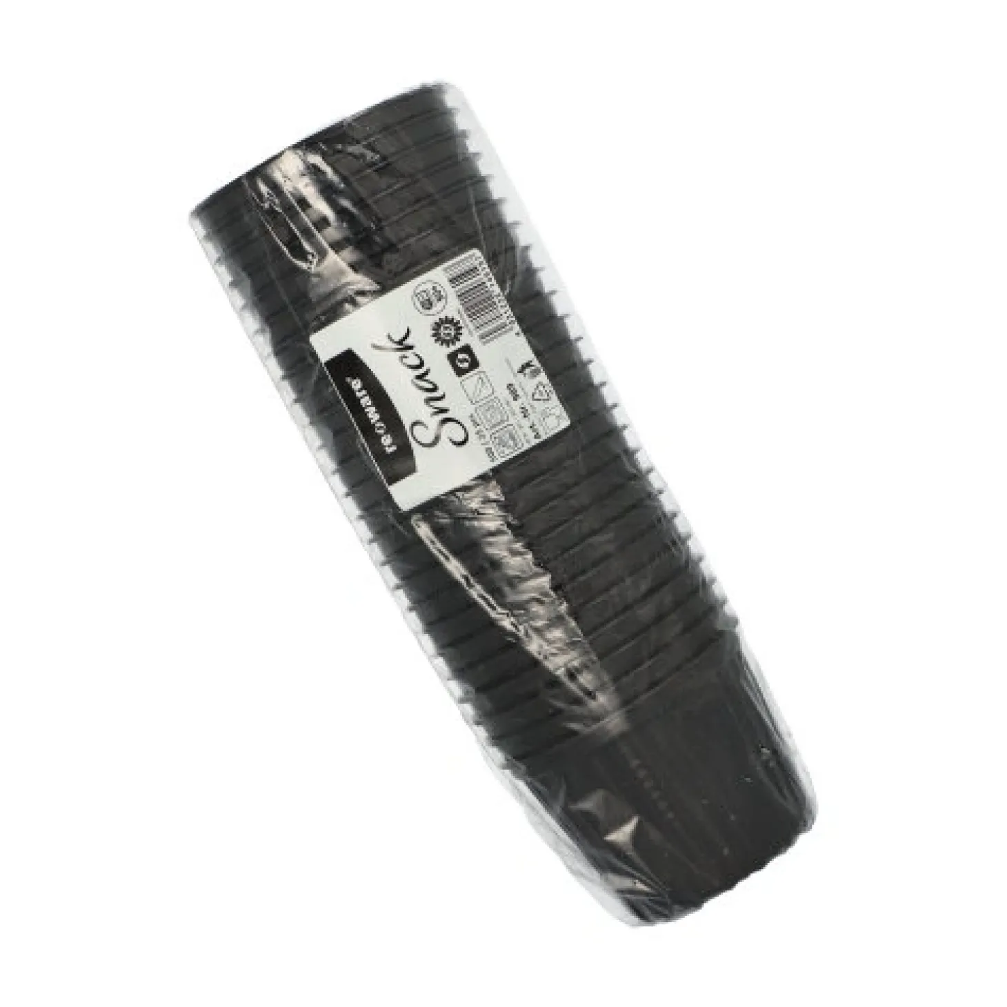 PAPSTAR Pro Pac Mehrweg-Snack- und Suppenbecher PP 500 ml Ø 11,5 cm, 8,5 cm schwarz