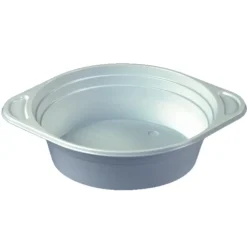PAPSTAR Pro Pac Suppenschalen, PP rund 500 ml Ø 15,6 cm, 4,5 cm weiß mit Anfasser * leicht