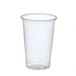 PAPSTAR Pro Pac Trinkbecher, PP 0,5 l Ø 9,5 cm, 13,7 cm transparent mit Schaumrand