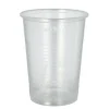 PAPSTAR Pro Pac Trinkbecher, PP 0,4 l Ø 9,5 cm, 12,2 cm transparent mit Schaumrand