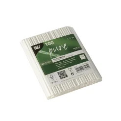 PAPSTAR Rührstäbchen, Papier "pure" 11 cm weiß