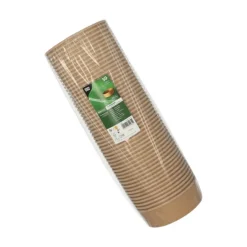 PAPSTAR Salatschalen, Pappe rund 500 ml Ø 15 cm, 4,6 cm braun