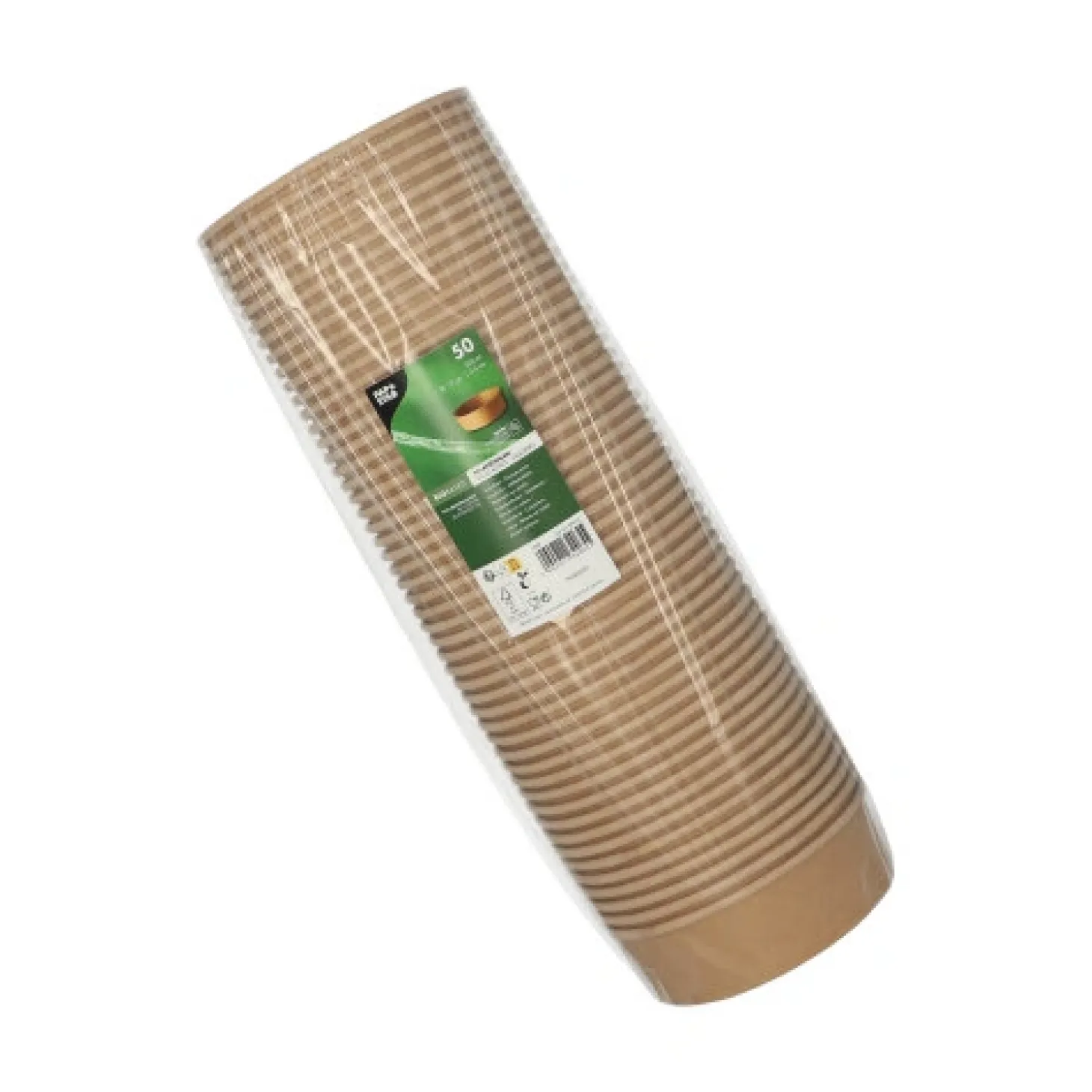 PAPSTAR Salatschalen, Pappe rund 500 ml Ø 15 cm, 4,6 cm braun