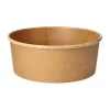 PAPSTAR Salatschalen, Pappe rund 1300 ml Ø 18,4 cm, 7 cm braun