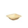 PAPSTAR Schalen, Palmblatt "pure" eckig 40 ml 8 cm x 8 cm x 2 cm