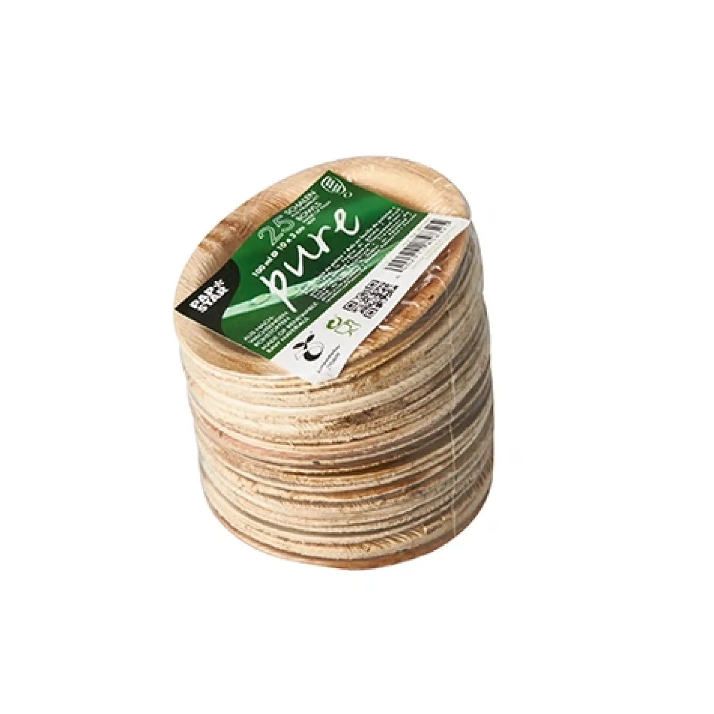PAPSTAR Schalen, Palmblatt "pure" rund 100 ml Ø 10 cm, 3 cm
