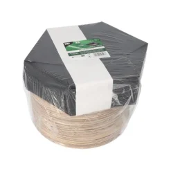 PAPSTAR Schalen Palmblatt rund 500 ml Ø 21 cm, 3 cm mit separatem Flower-Lid