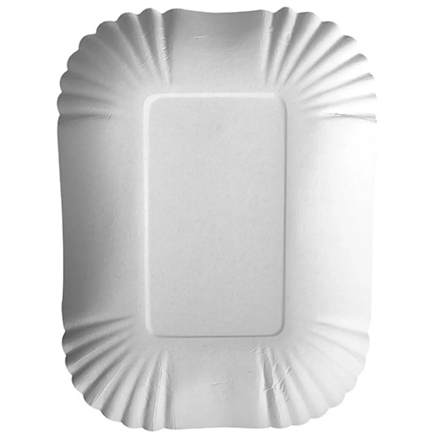 PAPSTAR Schalen, Pappe "pure" eckig 13 cm x 17,5 cm x 3 cm weiß