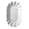 PAPSTAR Schalen, Pappe "pure" oval 9 cm x 16 cm x 3 cm weiß