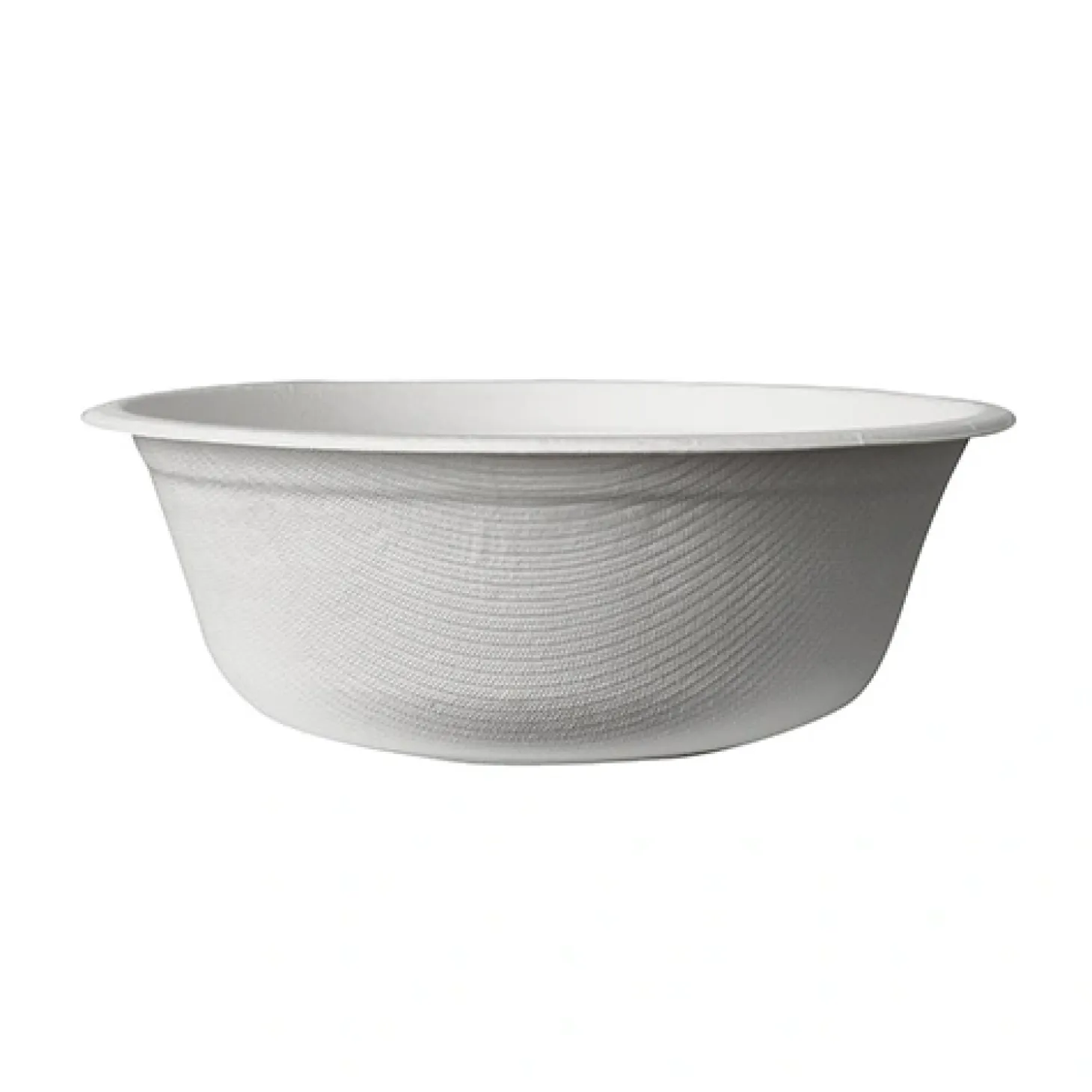PAPSTAR Schalen, Zuckerrohr "pure" 500 ml Ø 15,5 cm, 5,4 cm weiß, 100 Stück