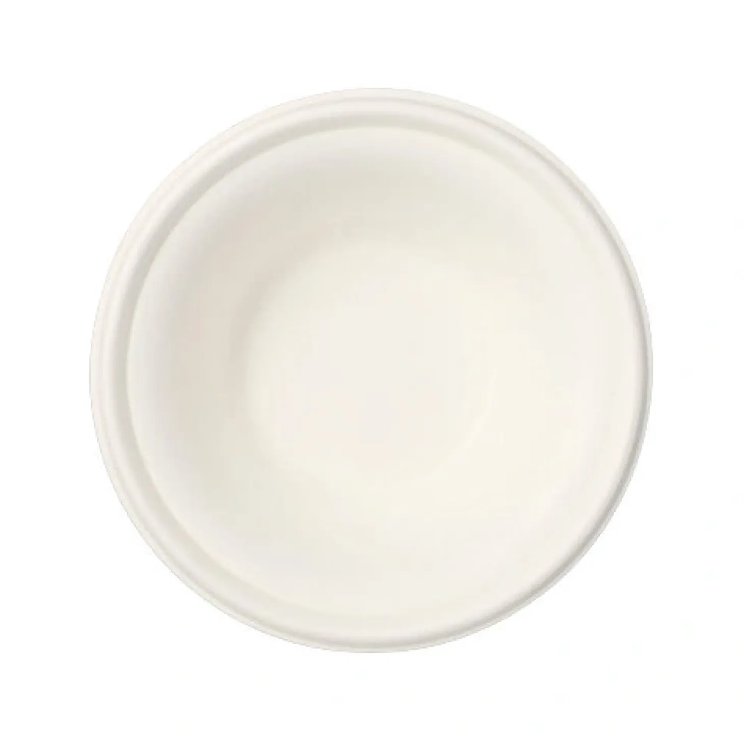 PAPSTAR Schalen, Zuckerrohr "pure" 380 ml Ø 15,5 cm, 4,6 cm weiß, 10 x 12 Stück
