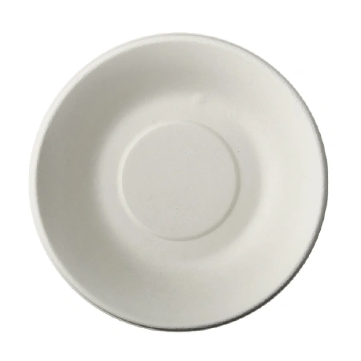 PAPSTAR Schalen, Zuckerrohr "pure" 680 ml Ø 19 cm, 4 cm weiß, 100 Stück