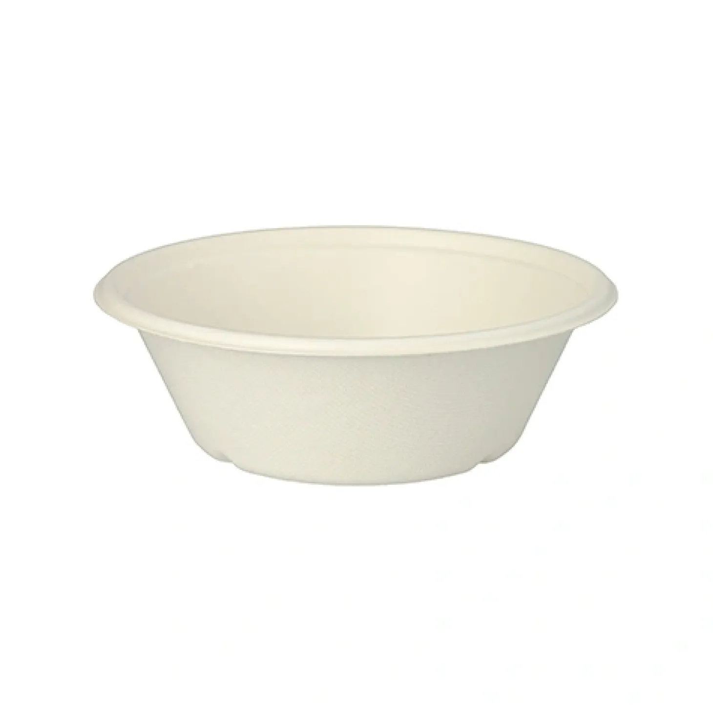 PAPSTAR Schalen, Zuckerrohr "pure" 600 ml Ø 17 cm, 5,5 cm weiß