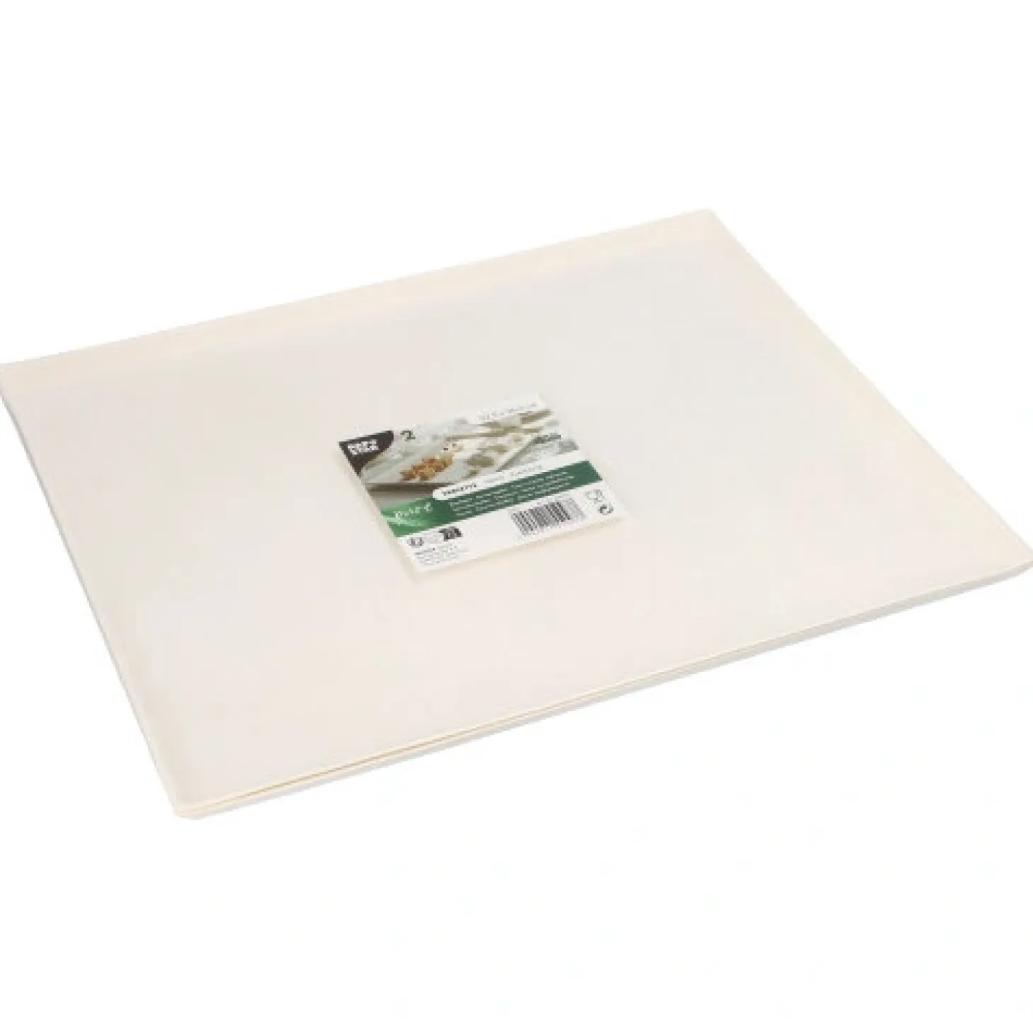 PAPSTAR Servierplatten, Zuckerrohr "pure" eckig 32,5 cm x 26,5 cm x 1 cm weiß "Cella"