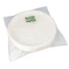 PAPSTAR Servierplatten, Zuckerrohr "pure" rund Ø 47 cm weiß für Meeresfrüchte