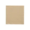PAPSTAR Servietten "DAILY Collection" 1/4-Falz 24 cm x 24 cm sand, 20 x 20 Stück