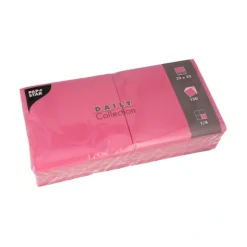 PAPSTAR Servietten "DAILY Collection" 1/4-Falz 32 cm x 32 cm fuchsia, 6 x 150 Stück