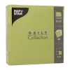 PAPSTAR Servietten "DAILY Collection" 1/4-Falz 32 cm x 32 cm olivgrün, 14 x 50 Stück