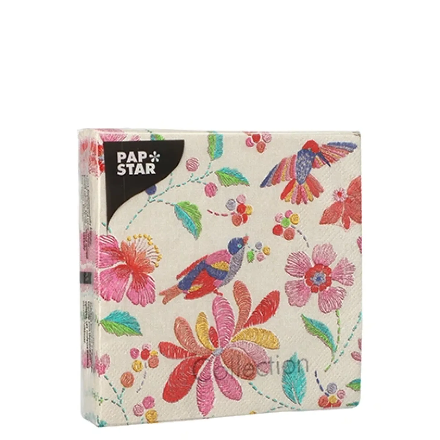 PAPSTAR Servietten, 3-lagig 1/4-Falz 25 cm x 25 cm "Brasil"