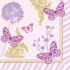 PAPSTAR Servietten, 3-lagig 1/4-Falz 40 cm x 40 cm "Charlene"