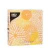 PAPSTAR Servietten, 3-lagig 1/4-Falz 25 cm x 25 cm gelb "Floralies"