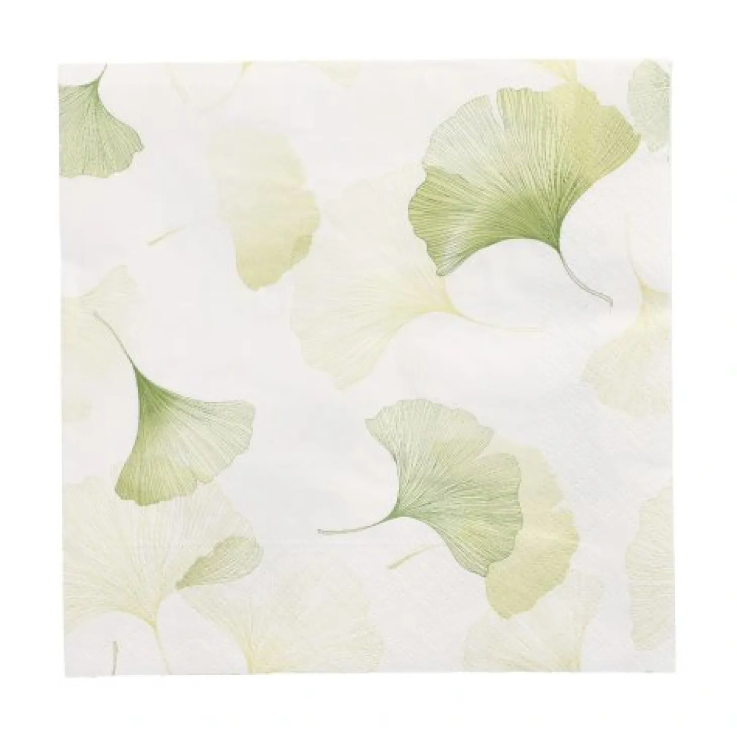 PAPSTAR Servietten, 3-lagig 1/4-Falz 33 cm x 33 cm "Light Ginko"