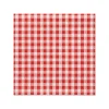 PAPSTAR Servietten, 3-lagig 1/4-Falz 25 cm x 25 cm rot "Vichy Karo"